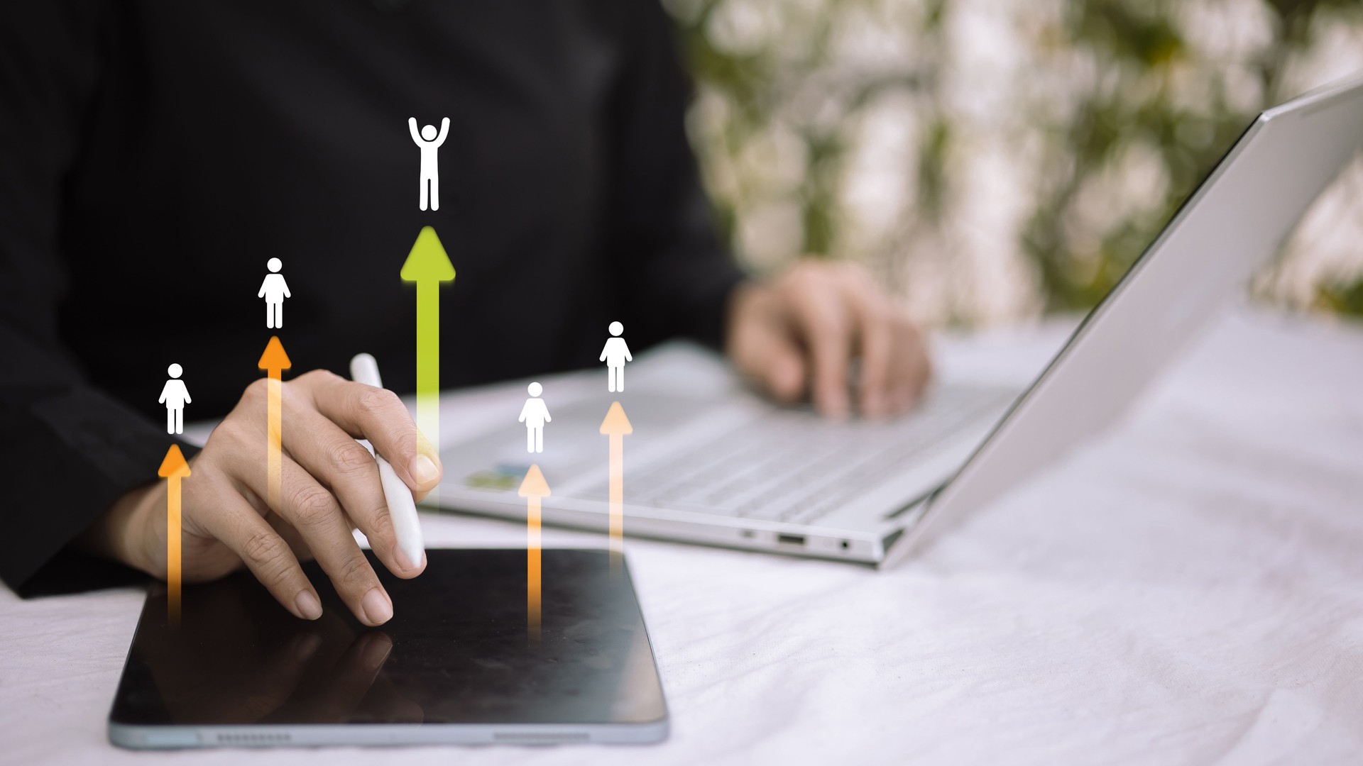 Employee Growth and Career Development Business Concept